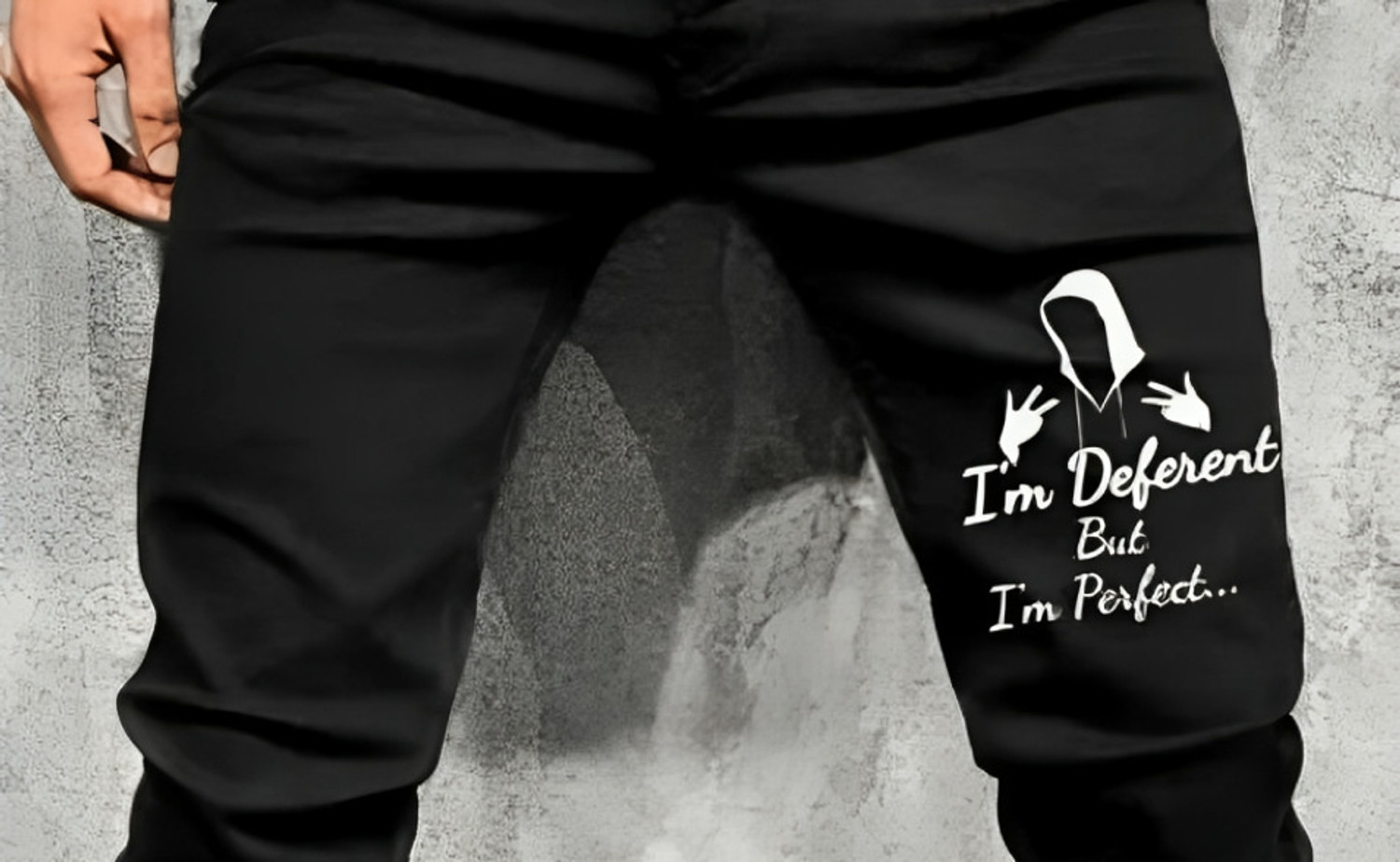Image of Gruff Slim Men Black Jeans
