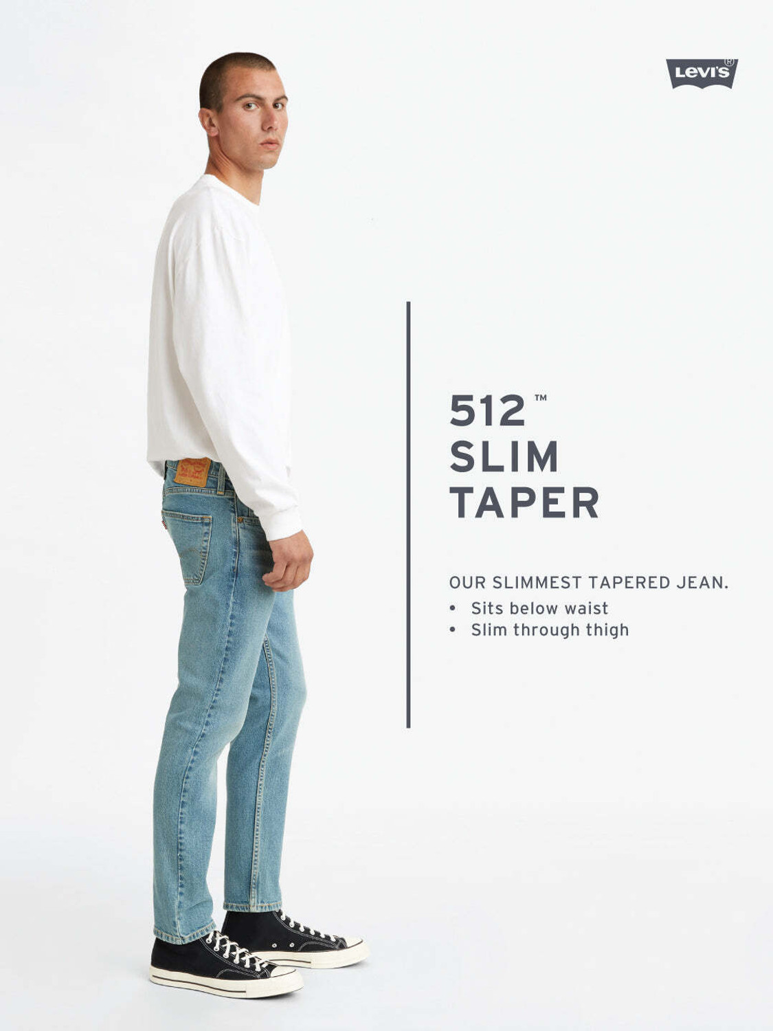 Image of LEVI'S 512 Slim Men Blue Jeans