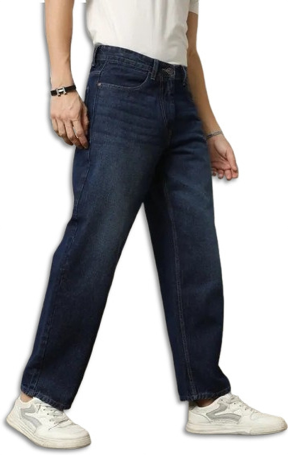 Image of BREXX Relaxed Fit Men Dark Blue Jeans