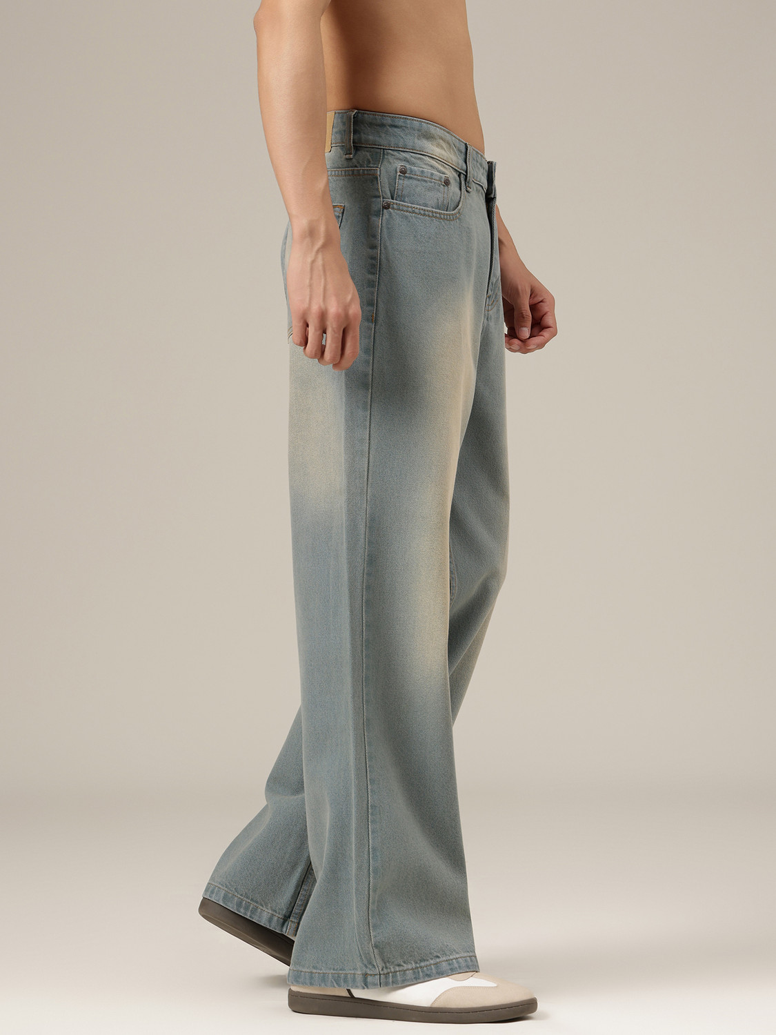 Image of DENNISON Loose Fit Men Light Blue Jeans