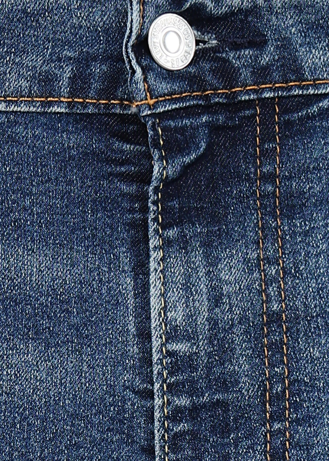 Image of LEVI'S Straight Fit Men Dark Blue Jeans