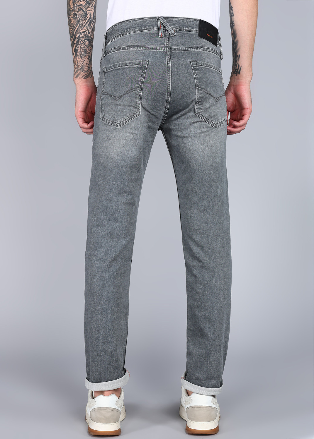 Image of KILLER Slim Men Grey Jeans