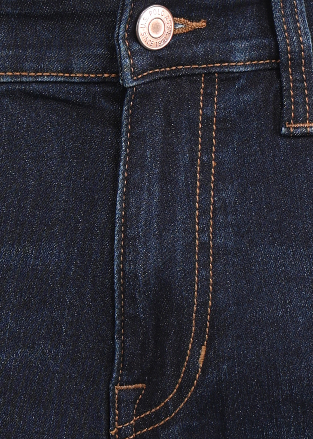 Image of U.S. Polo Assn. Denim Co. Tapered Fit Men Blue Jeans