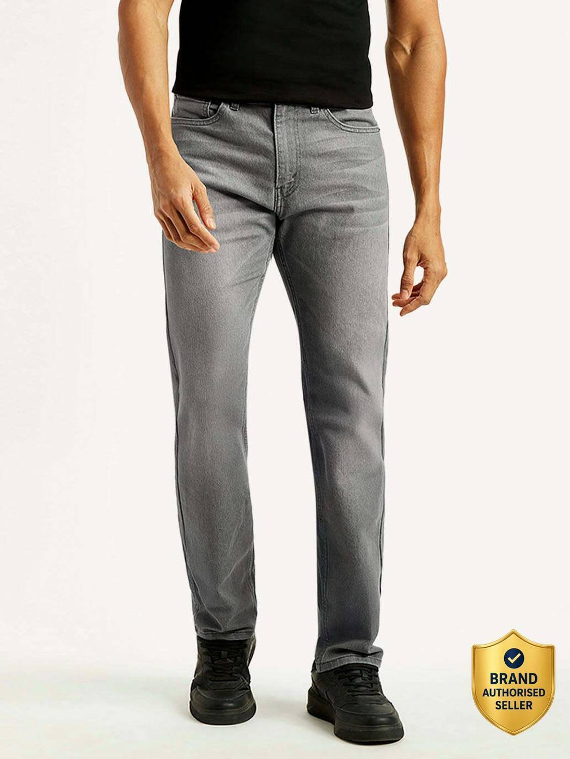 LEVI'S Straight Fit Men Grey Jeans - Image 1