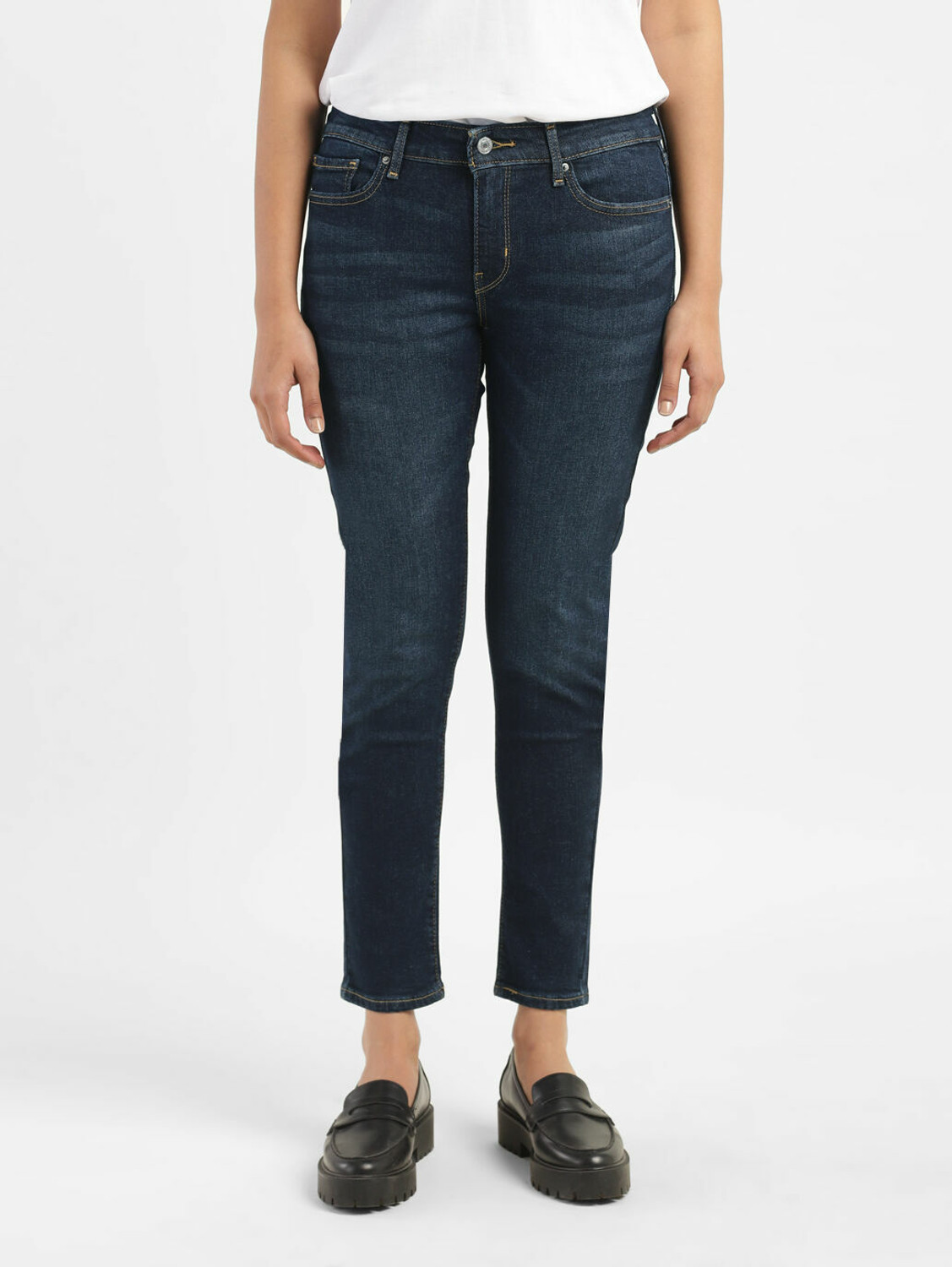 Image of LEVI'S 711 Skinny Women Blue Jeans