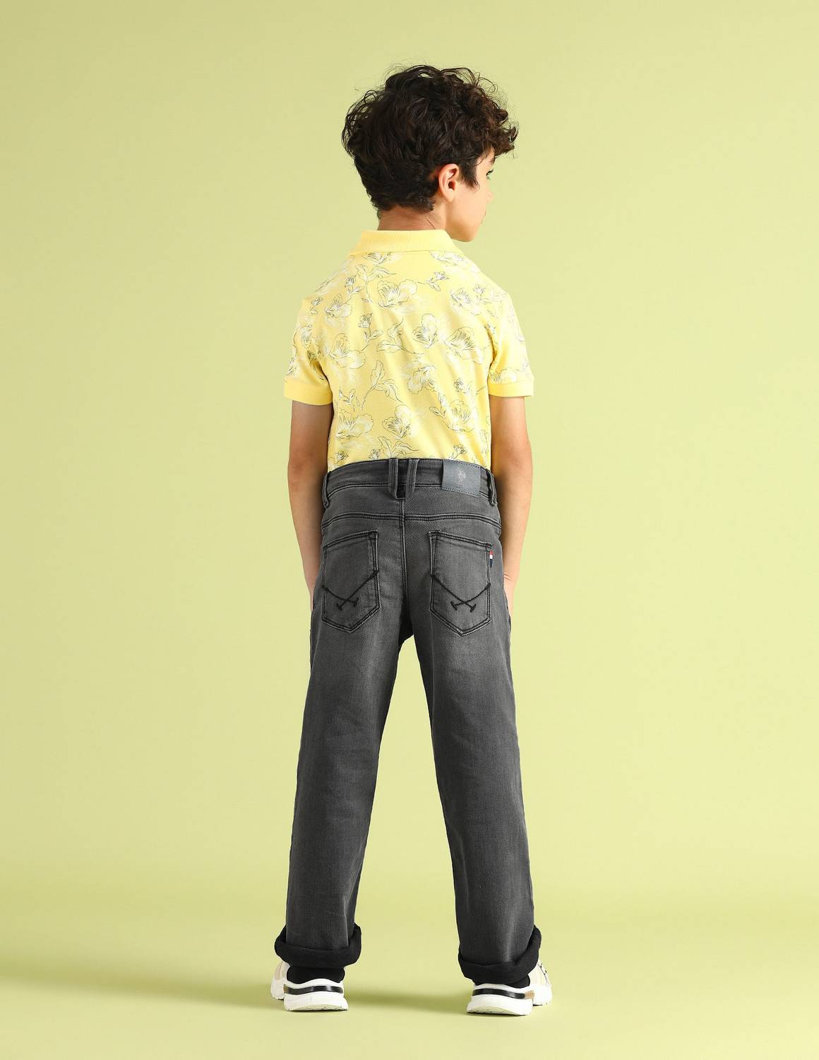 U.S. POLO ASSN. Boys Grey Jeans - Image 3