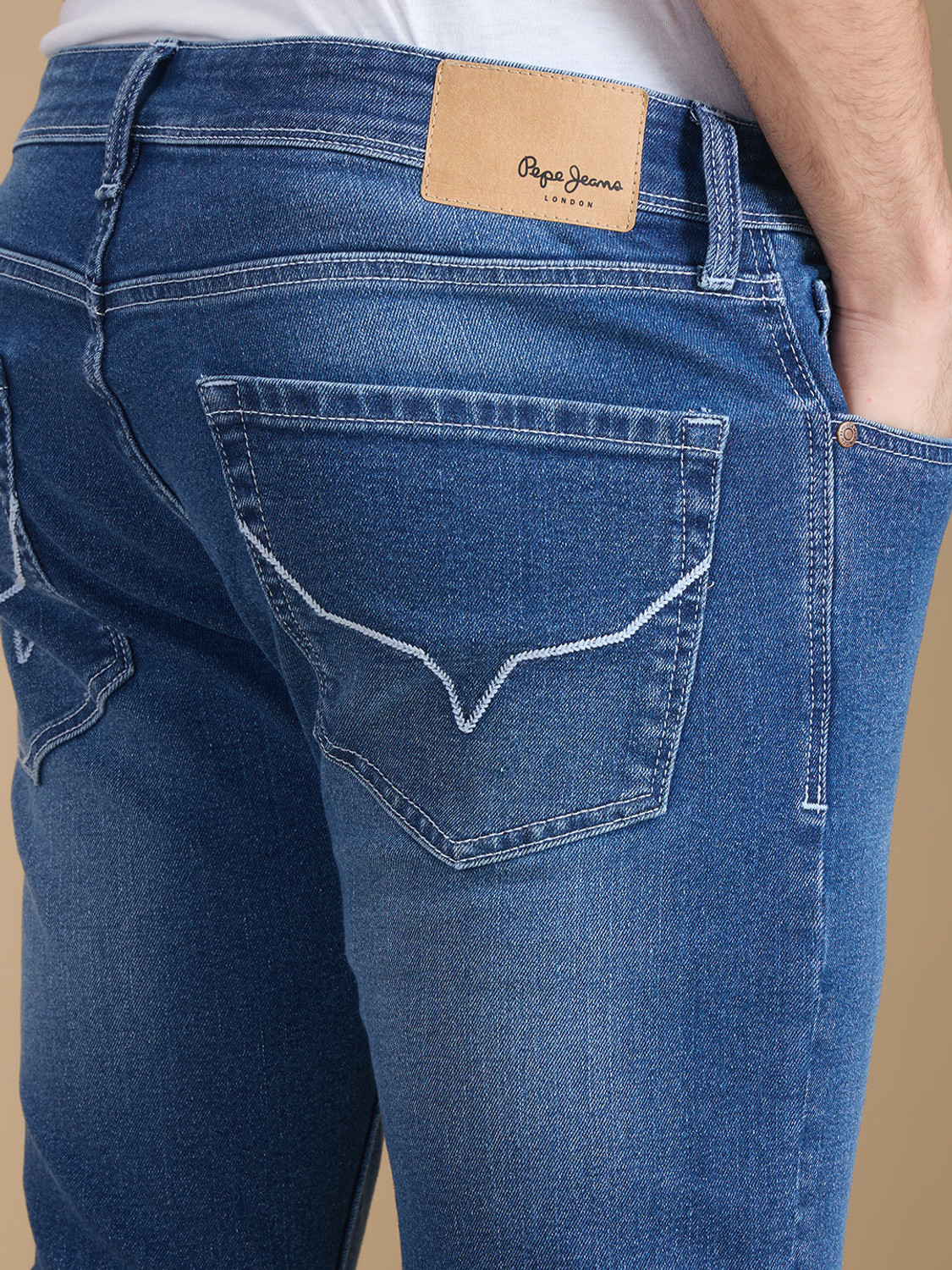 Image of Pepe Jeans Slim Men Blue Jeans