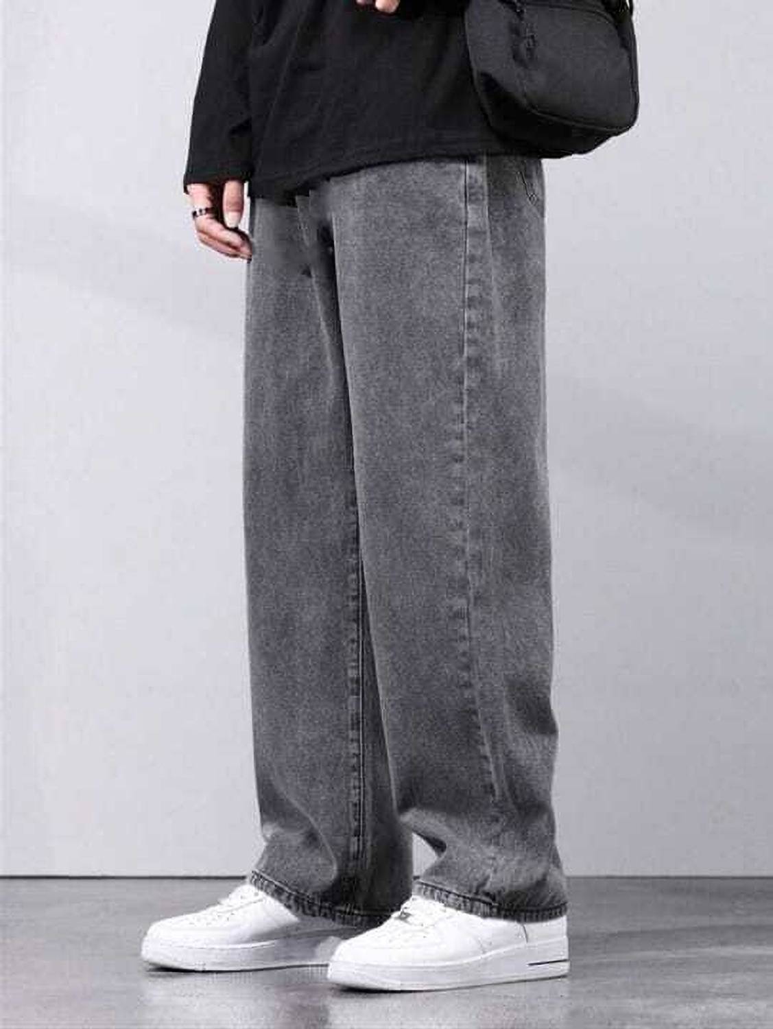 HOC Straight Fit Grey Jeans - Image 5
