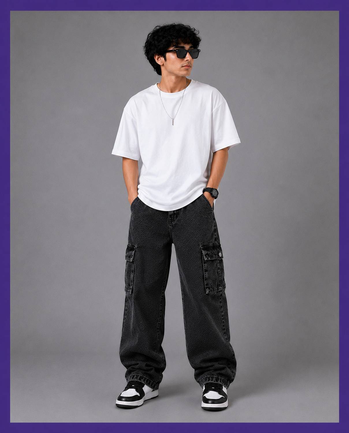 ARTVISION Boys Dark Grey Loose Fit Jeans - Image 5