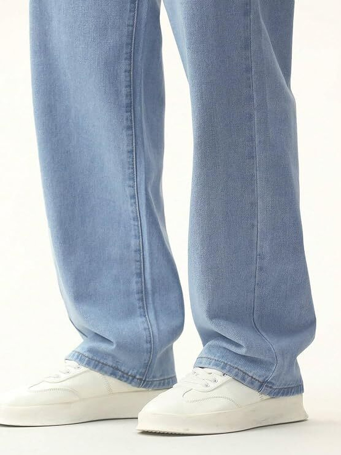 Image of UNITED DENIM Loose Fit Men Light Blue Jeans