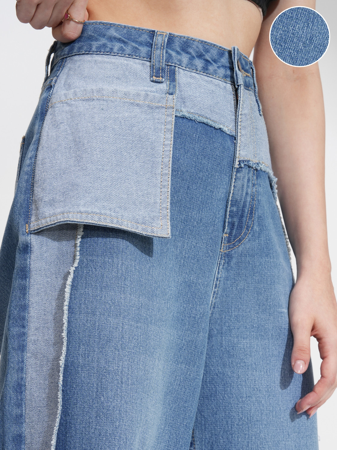 Image of Tokyo Talkies Regular Women Blue Jeans