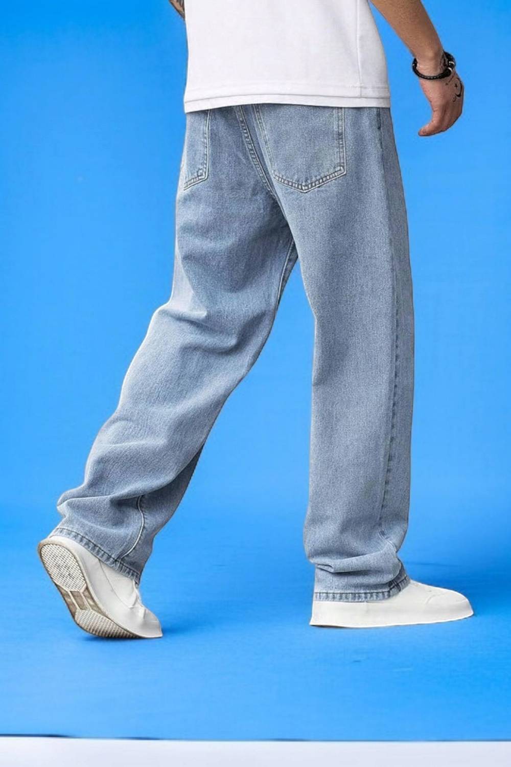 PROBLU Straight Fit Men Light Blue Jeans - Image 2