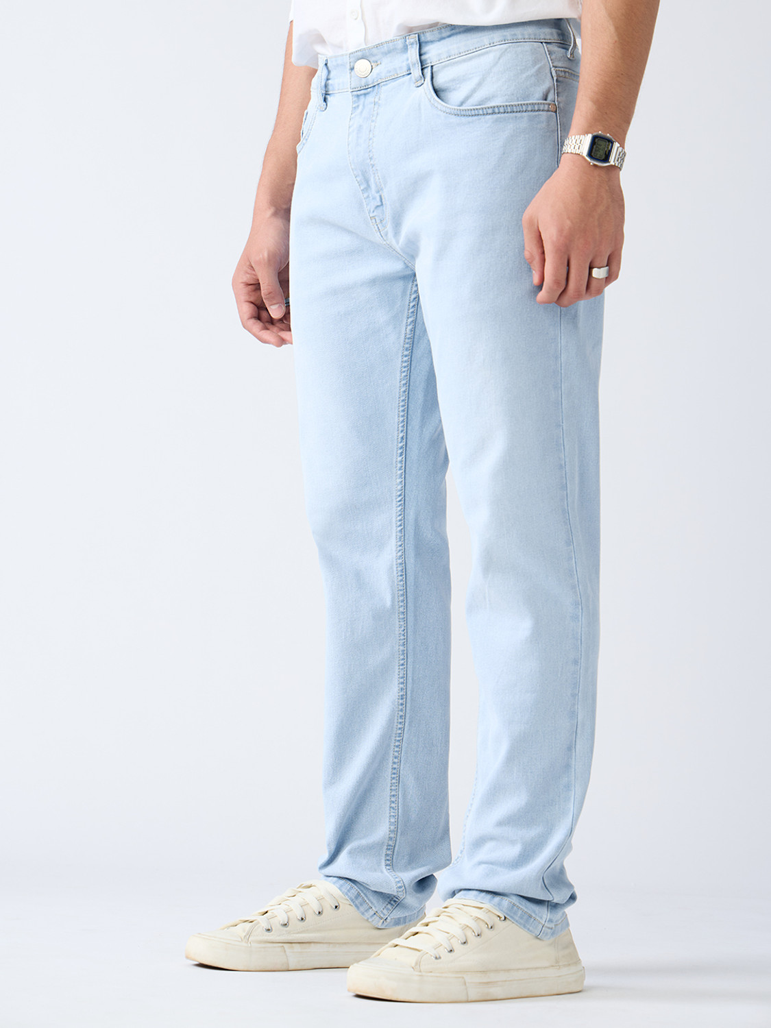 Image of The Souled Store Slim Men Blue Jeans