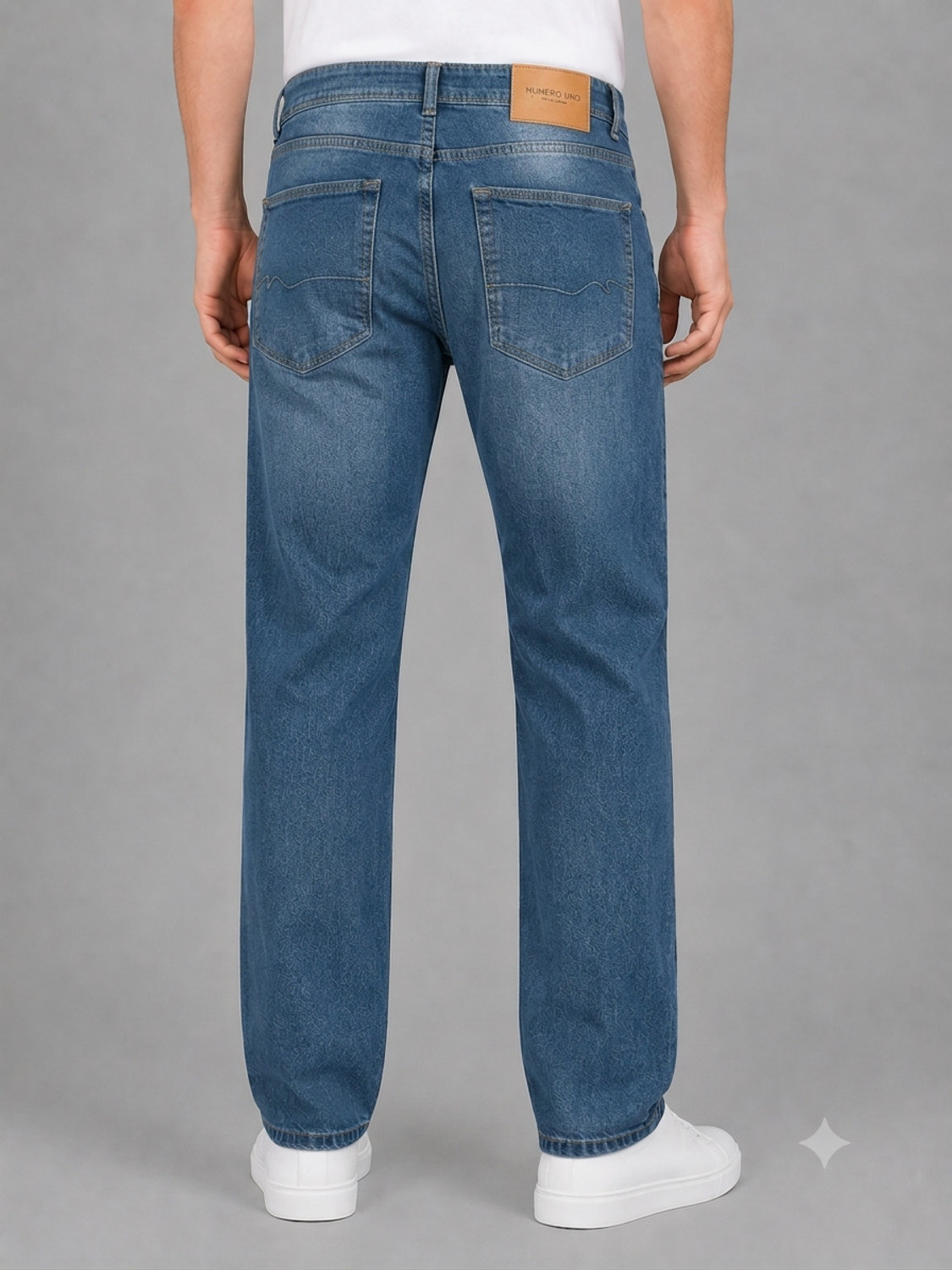 Image of NUMERO UNO Regular Men Blue Jeans