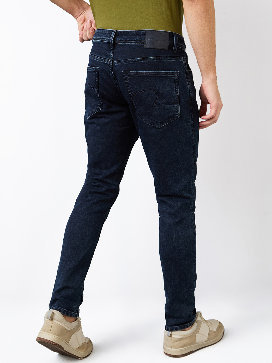 Image of Spykar Slim Men Blue Jeans