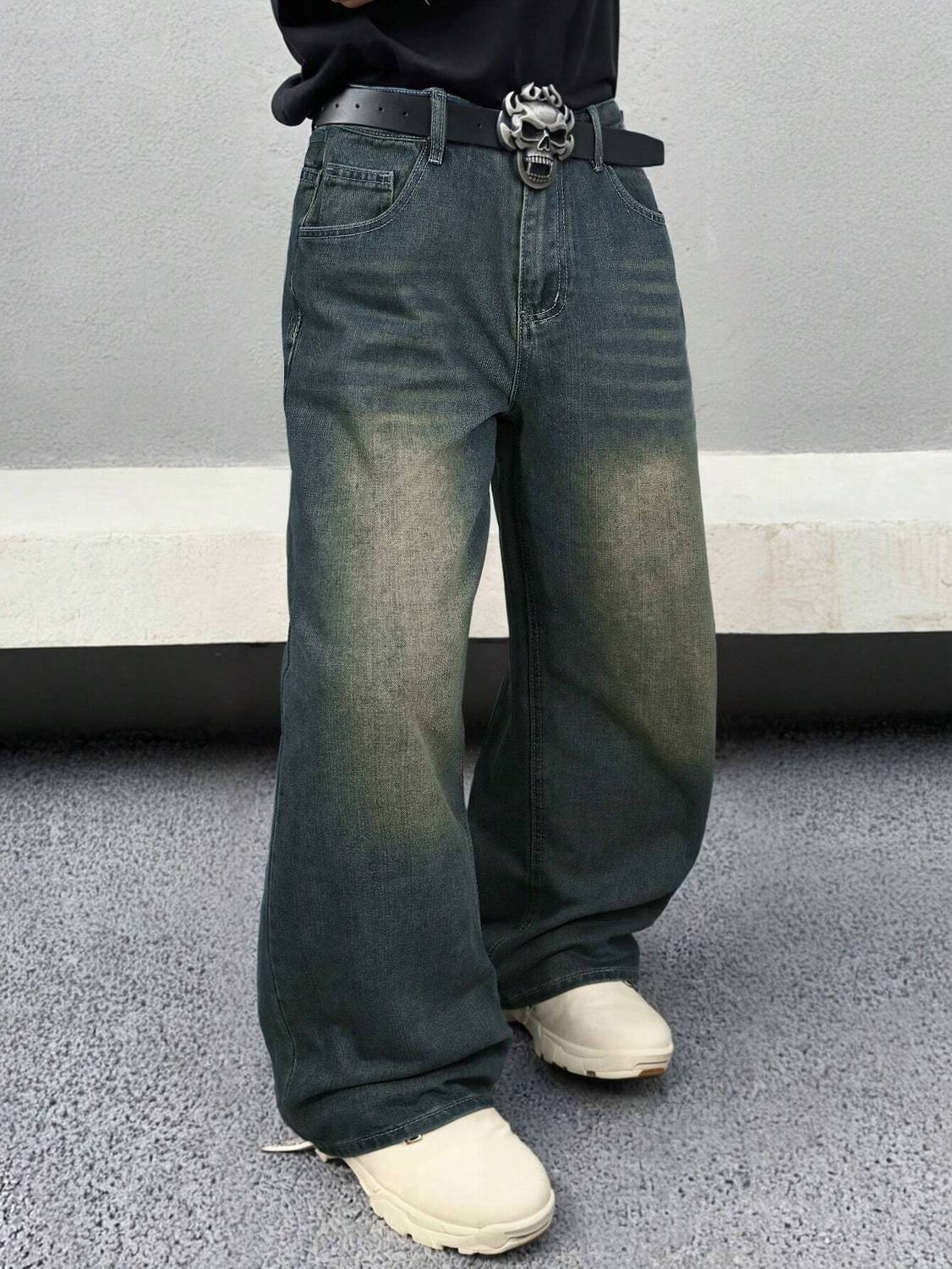YMT Straight Fit Men Light Green Jeans - Image 4