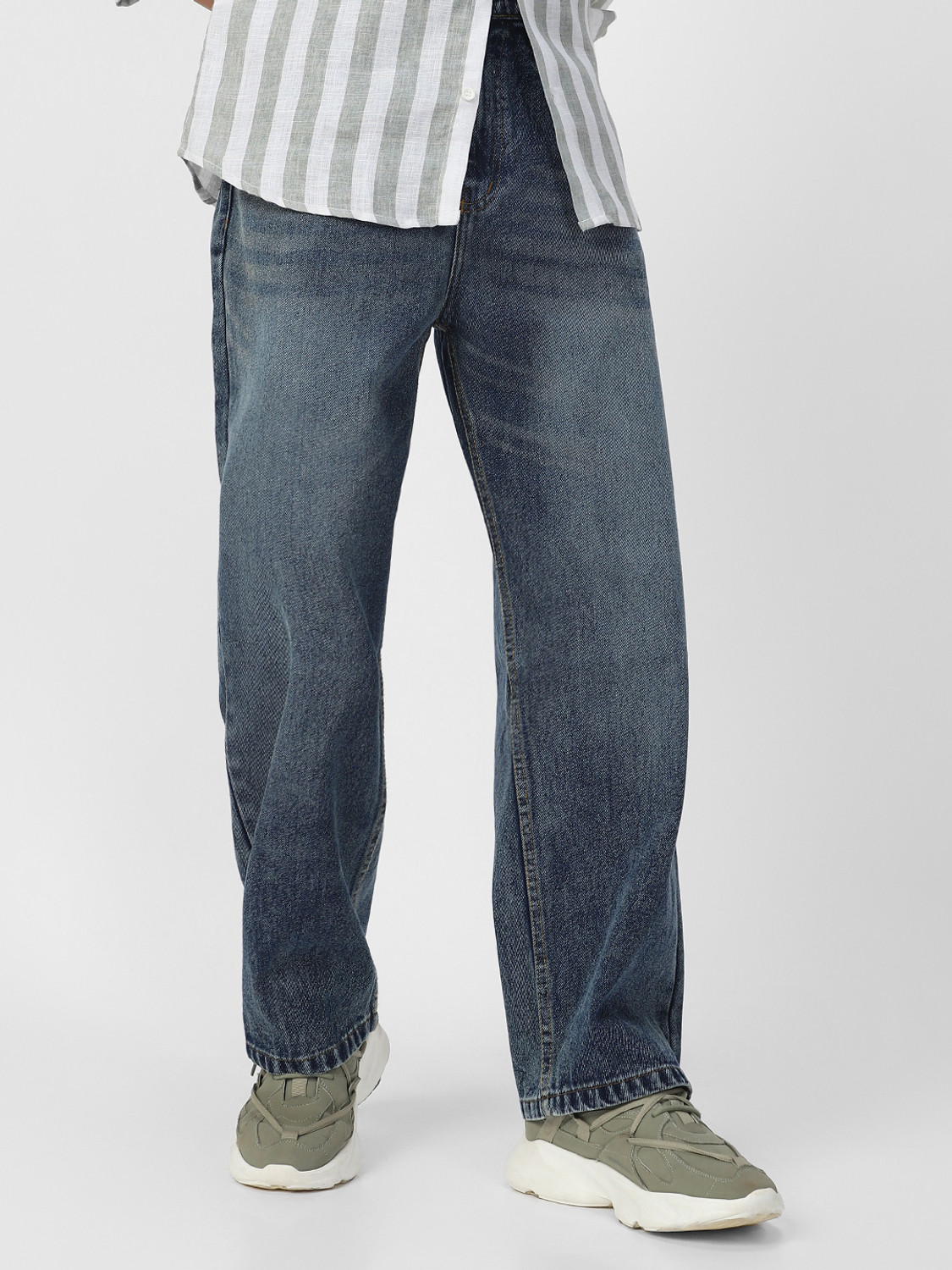 Urbano Fashion Loose Fit Men Blue Jeans