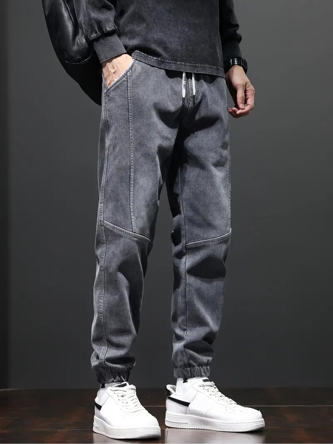Image of POSHAX Regular Men Black Jeans