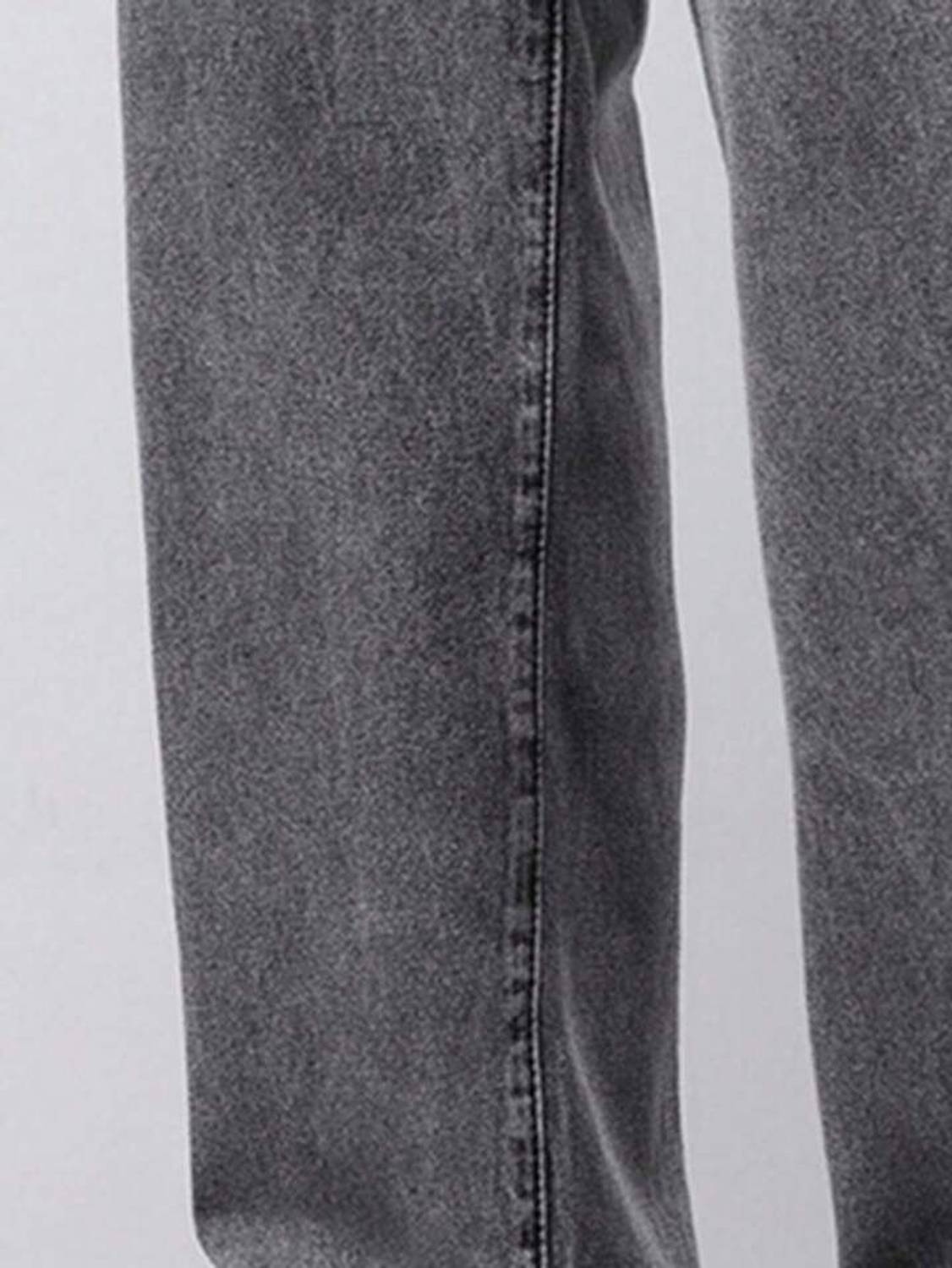 itup Loose Fit Men Grey Jeans - Image 3