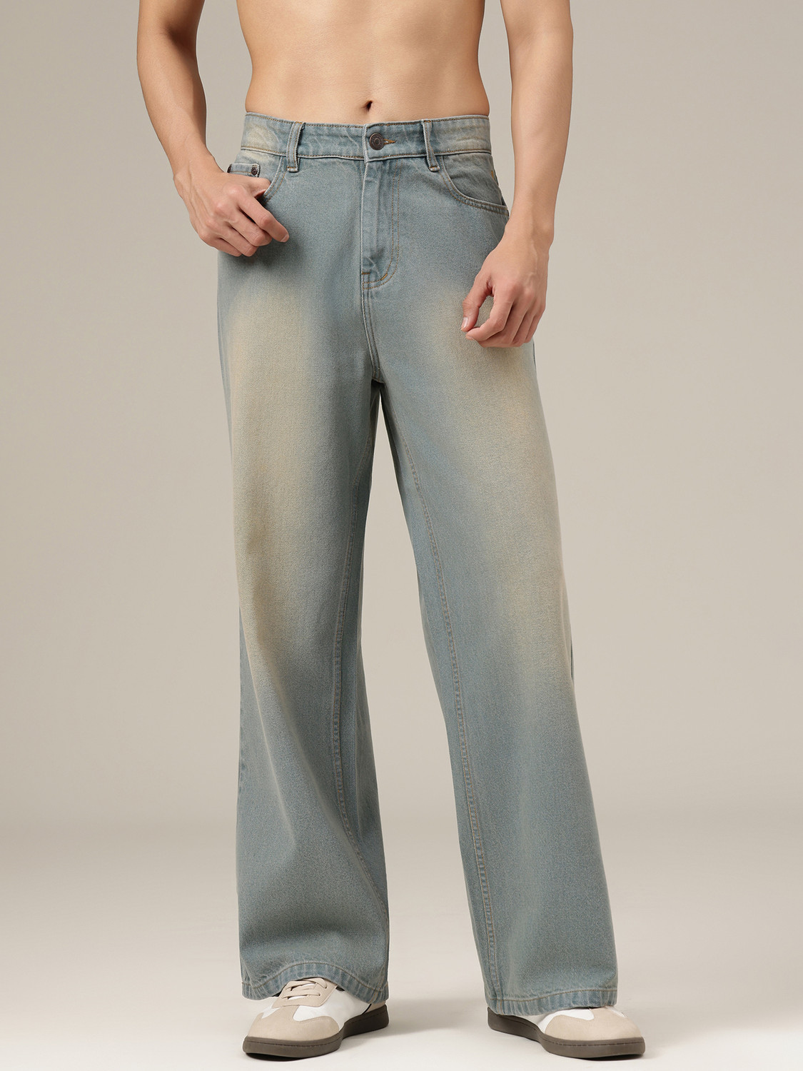 Image of DENNISON Loose Fit Men Light Blue Jeans