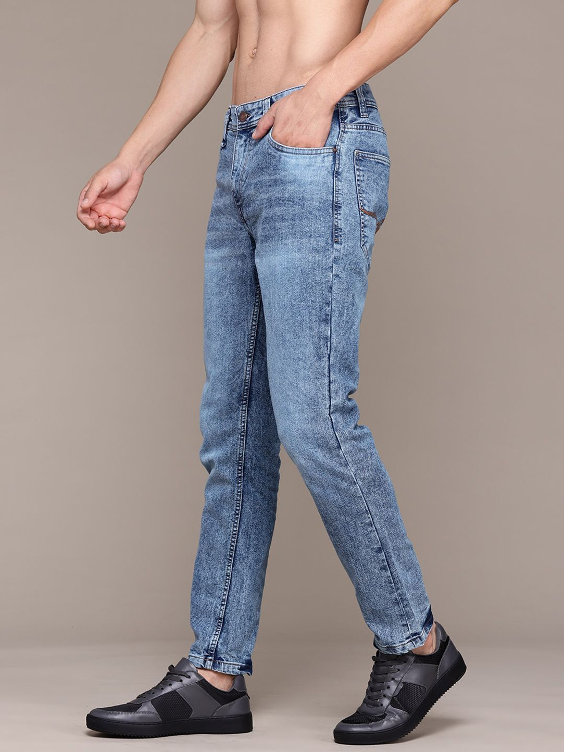 Image of Roadster Slim Men Blue Jeans