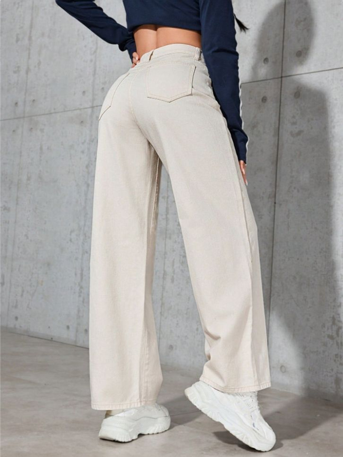 Image of PINKLIT LIFESTYLE Regular Women Beige Jeans