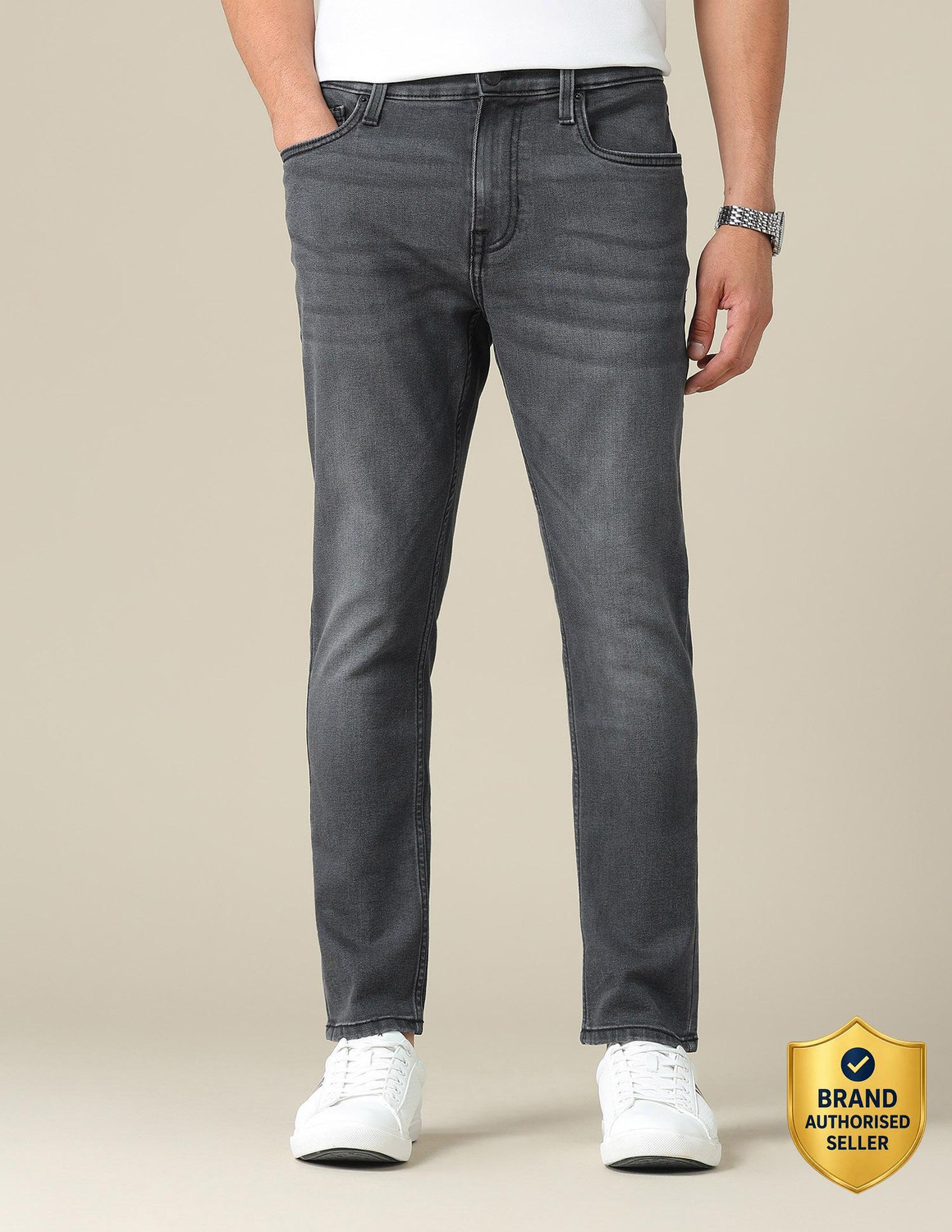 Image of U.S. Polo Assn. Denim Co. Regular Men Black Jeans