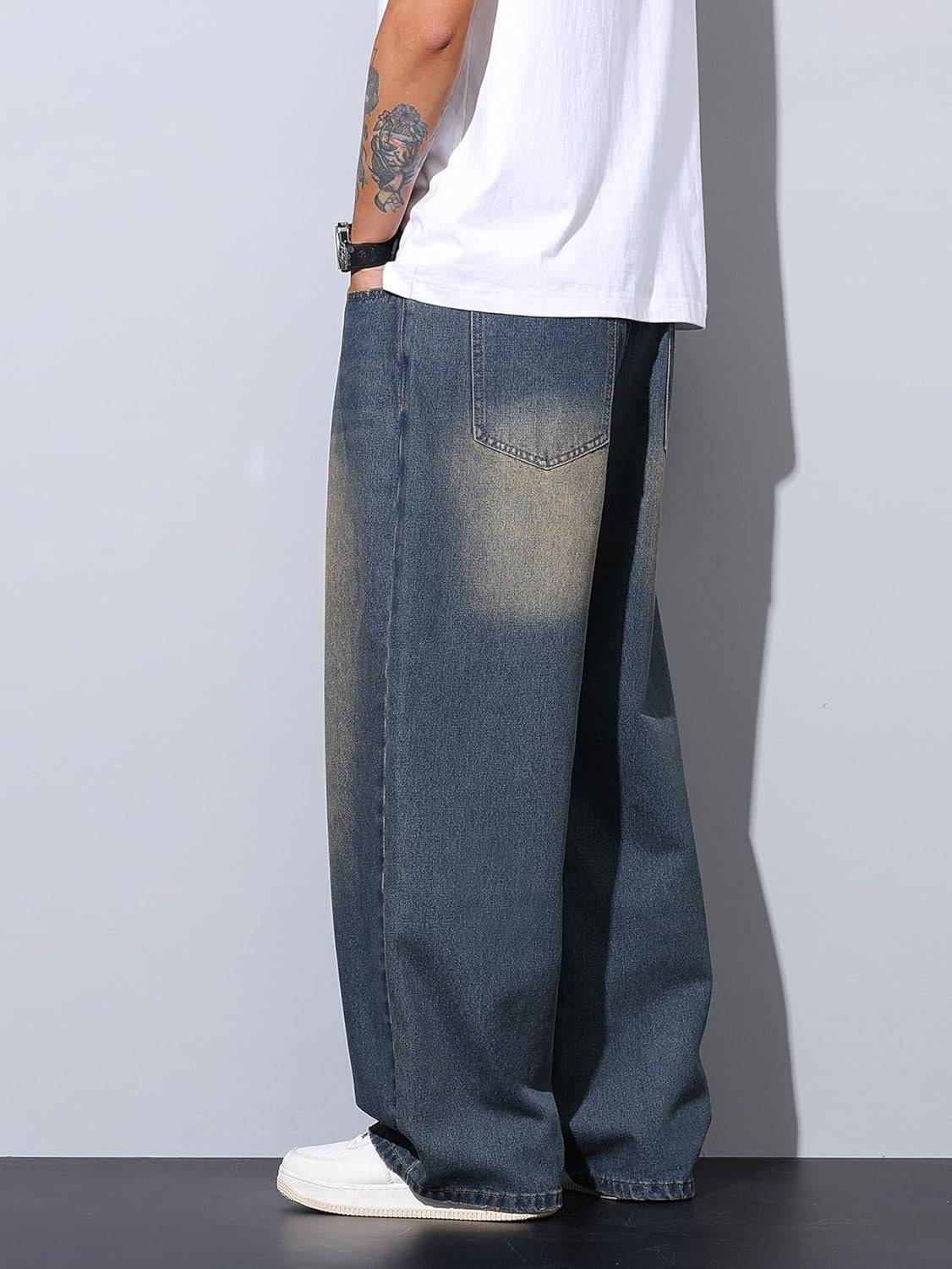 colorwings Loose Fit Men Blue Jeans - Image 3