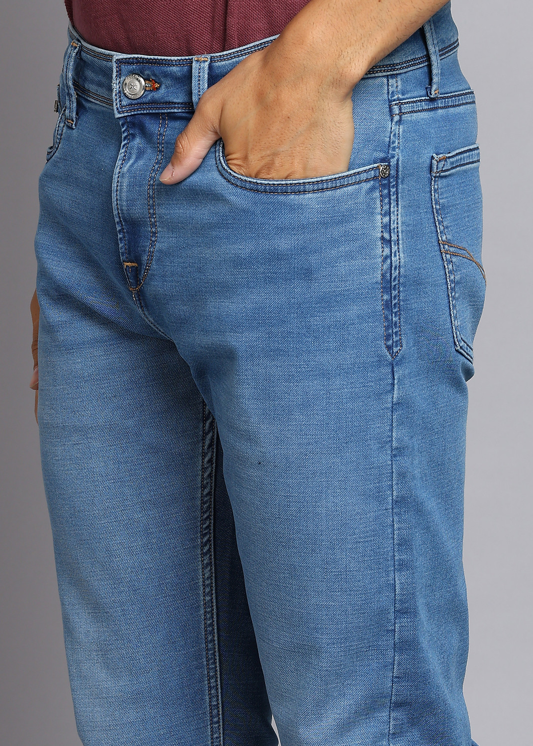 Image of KILLER Straight Fit Men Blue Jeans