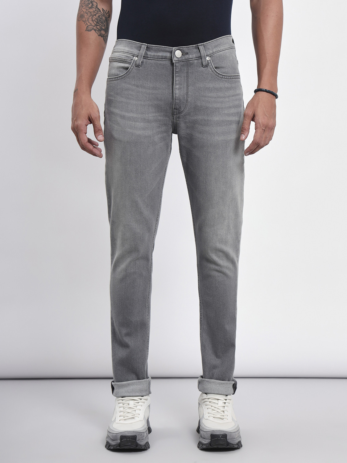 Image of LEE Skinny Men Grey Jeans
