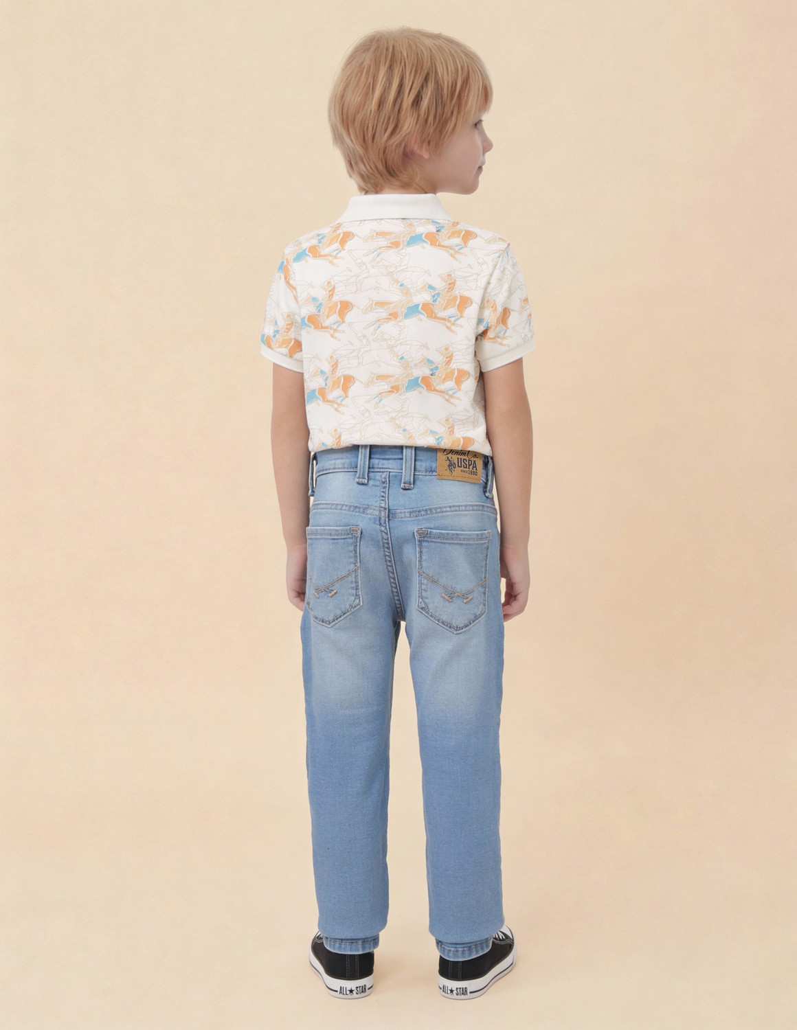 Image of U.S. POLO ASSN. Slim Boys Blue Jeans