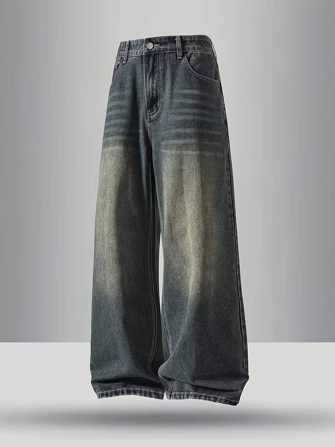 Sky Collection Loose Fit Men Blue Jeans