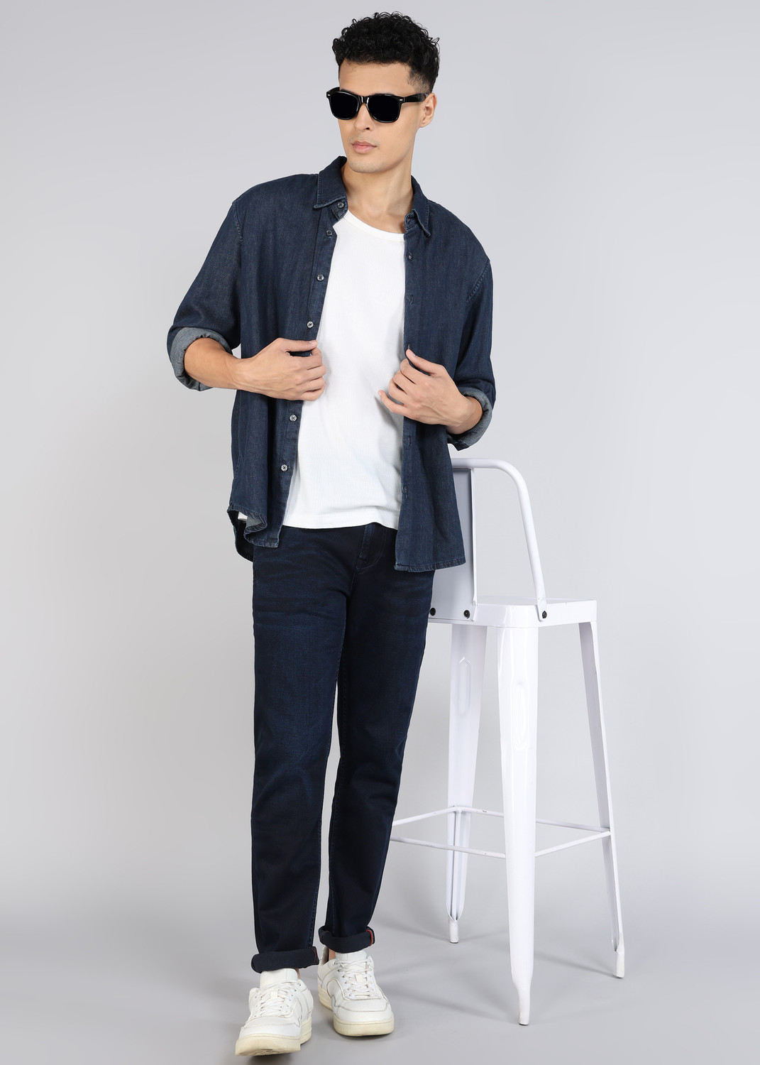 Image of KILLER Slim Men Dark Blue Jeans