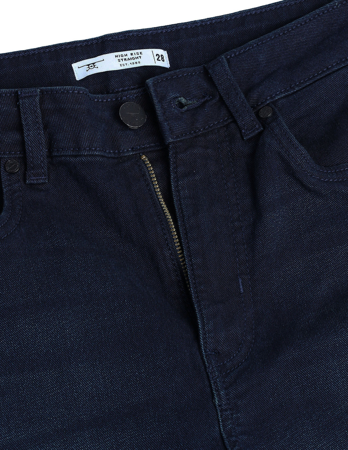Image of FLYING MACHINE Straight Fit Women Blue Jeans