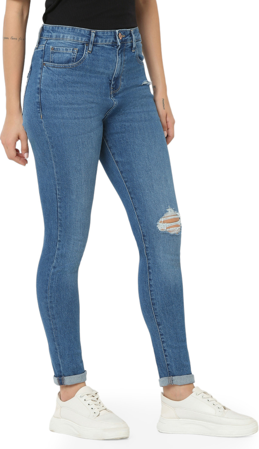Image of Spykar Slim Women Blue Jeans