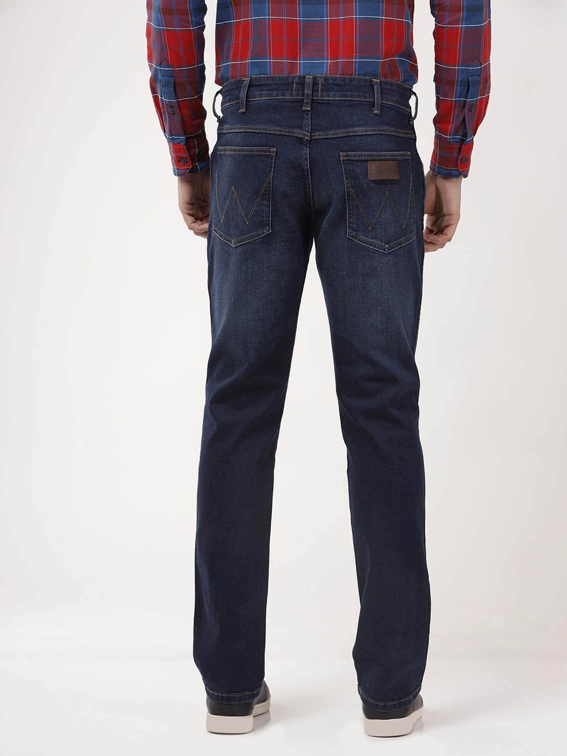 Image of Wrangler Regular Men Blue Jeans