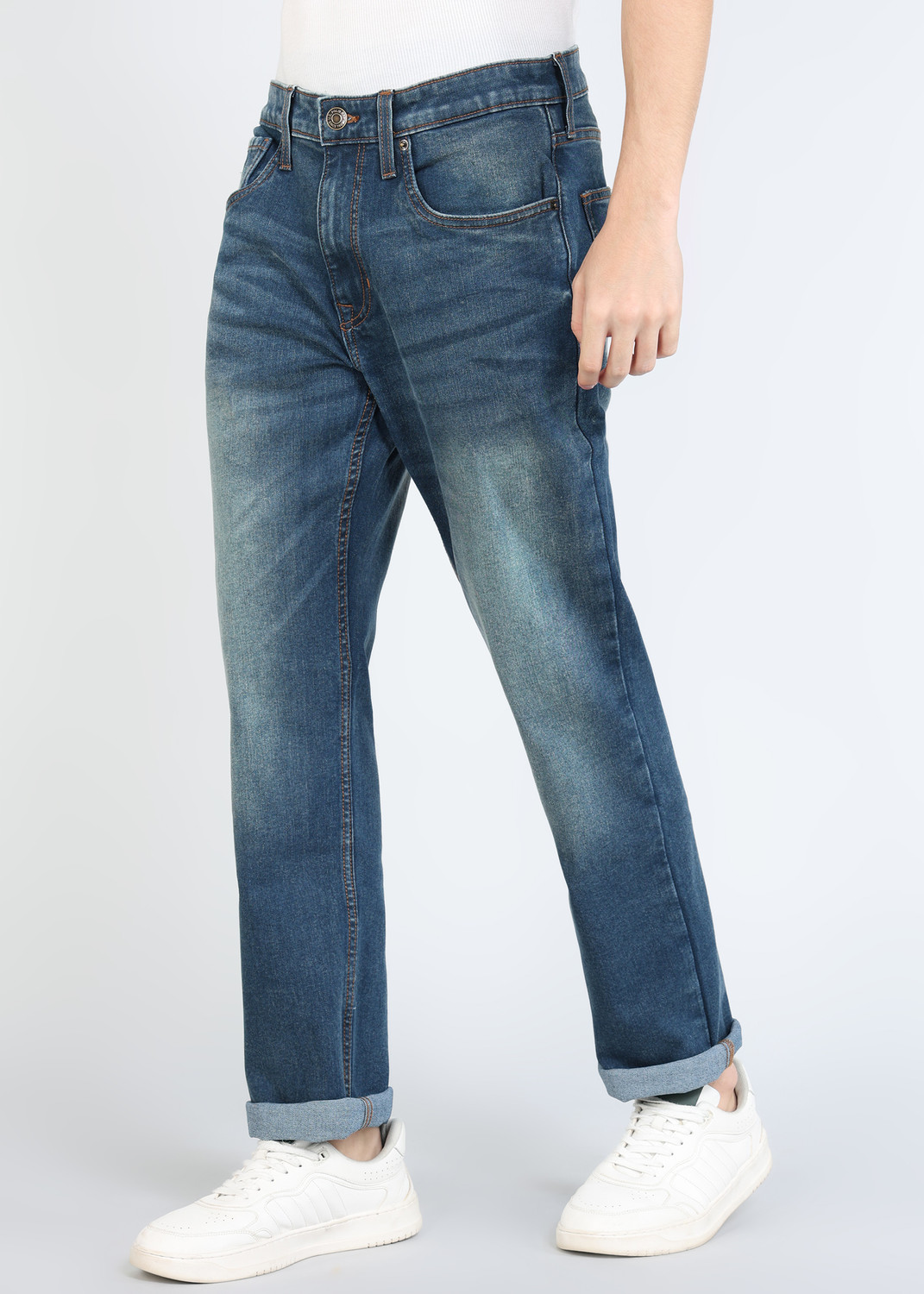 Image of U.S. Polo Assn. Denim Co. Straight Fit Men Blue Jeans