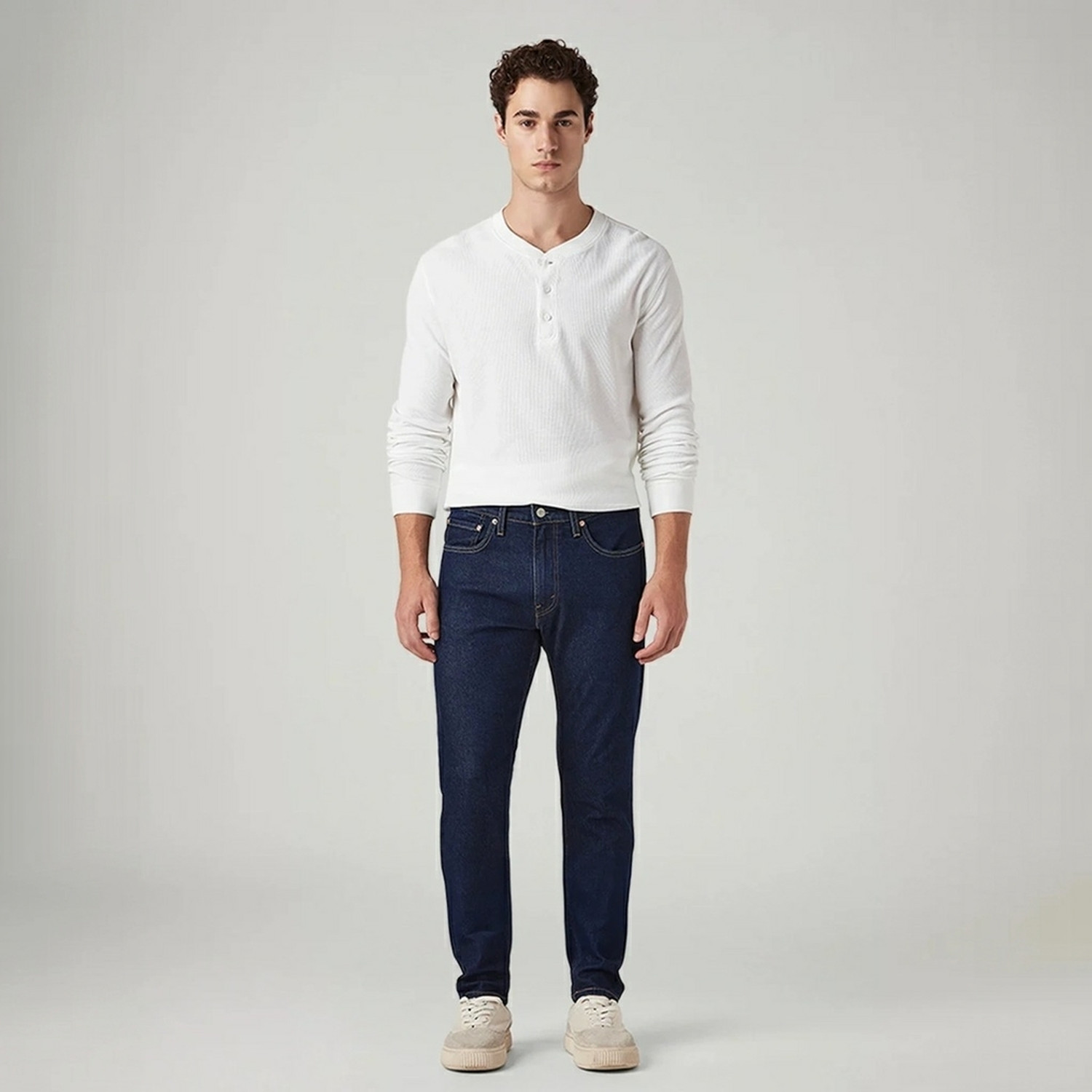 Image of LEVI'S Tapered Fit Men Blue Jeans