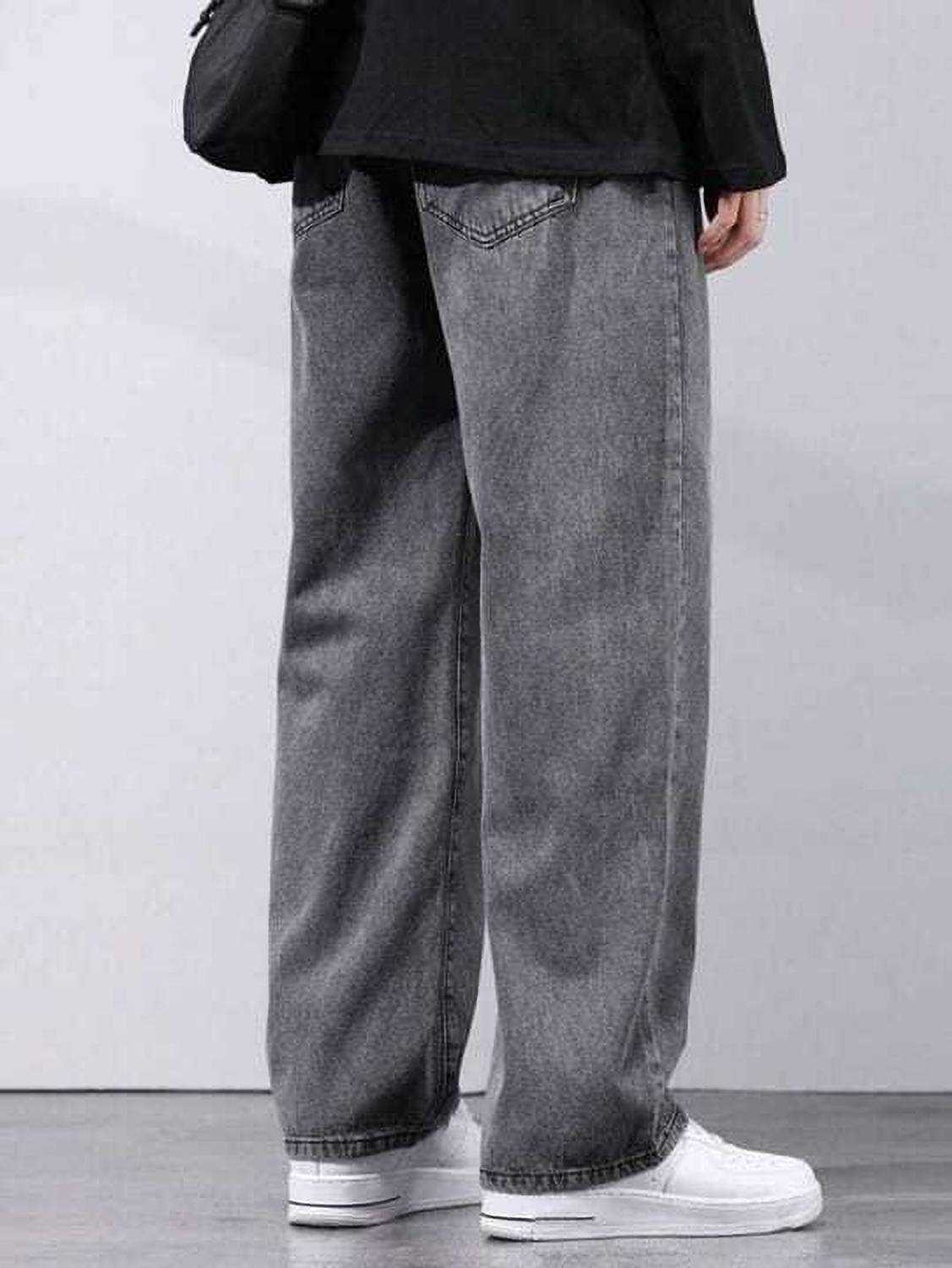 HOC Straight Fit Grey Jeans - Image 3