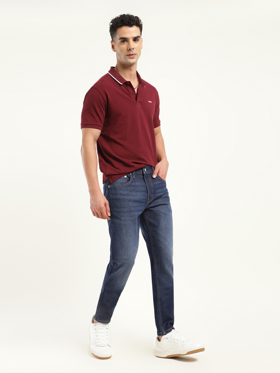 Image of LEVI'S 512 Tapered Fit Men Blue Jeans