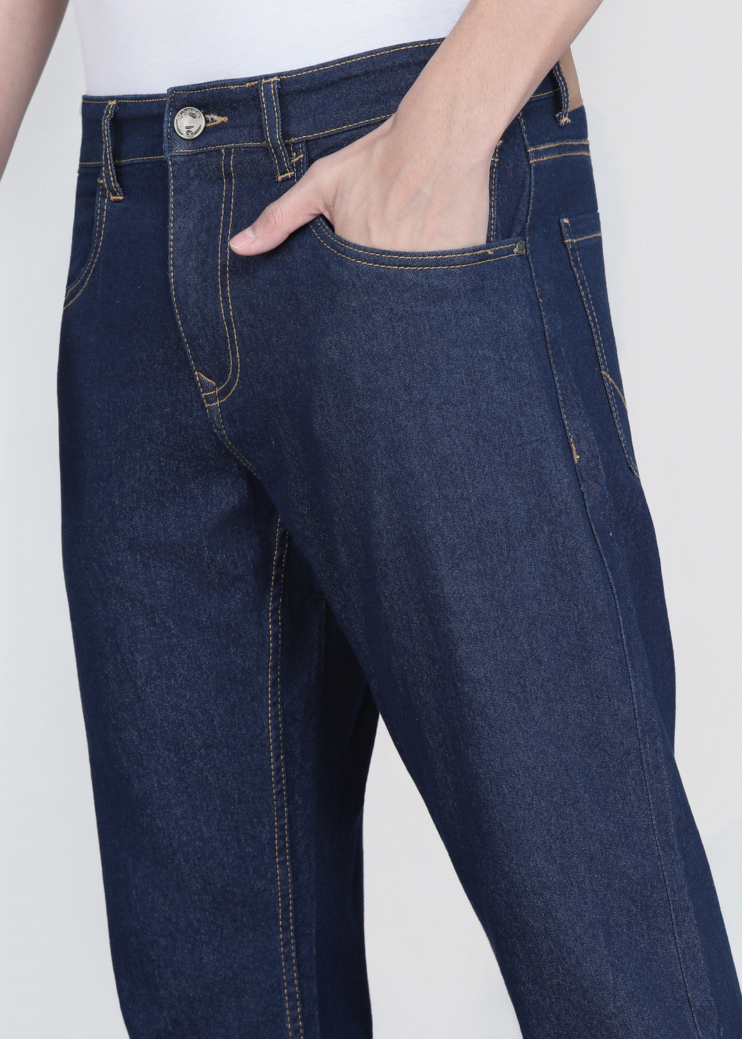 Image of WROGN Slim Men Blue Jeans