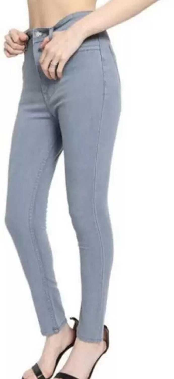 Image of Herway Skinny Women Grey Jeans