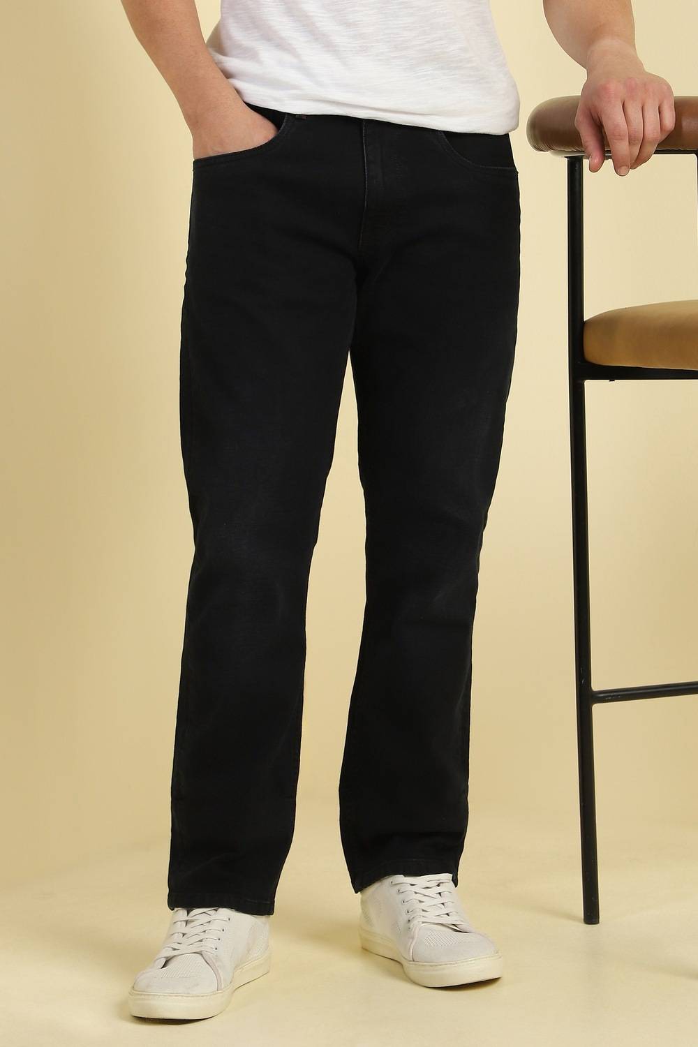 Allen Solly Regular Men Black Jeans