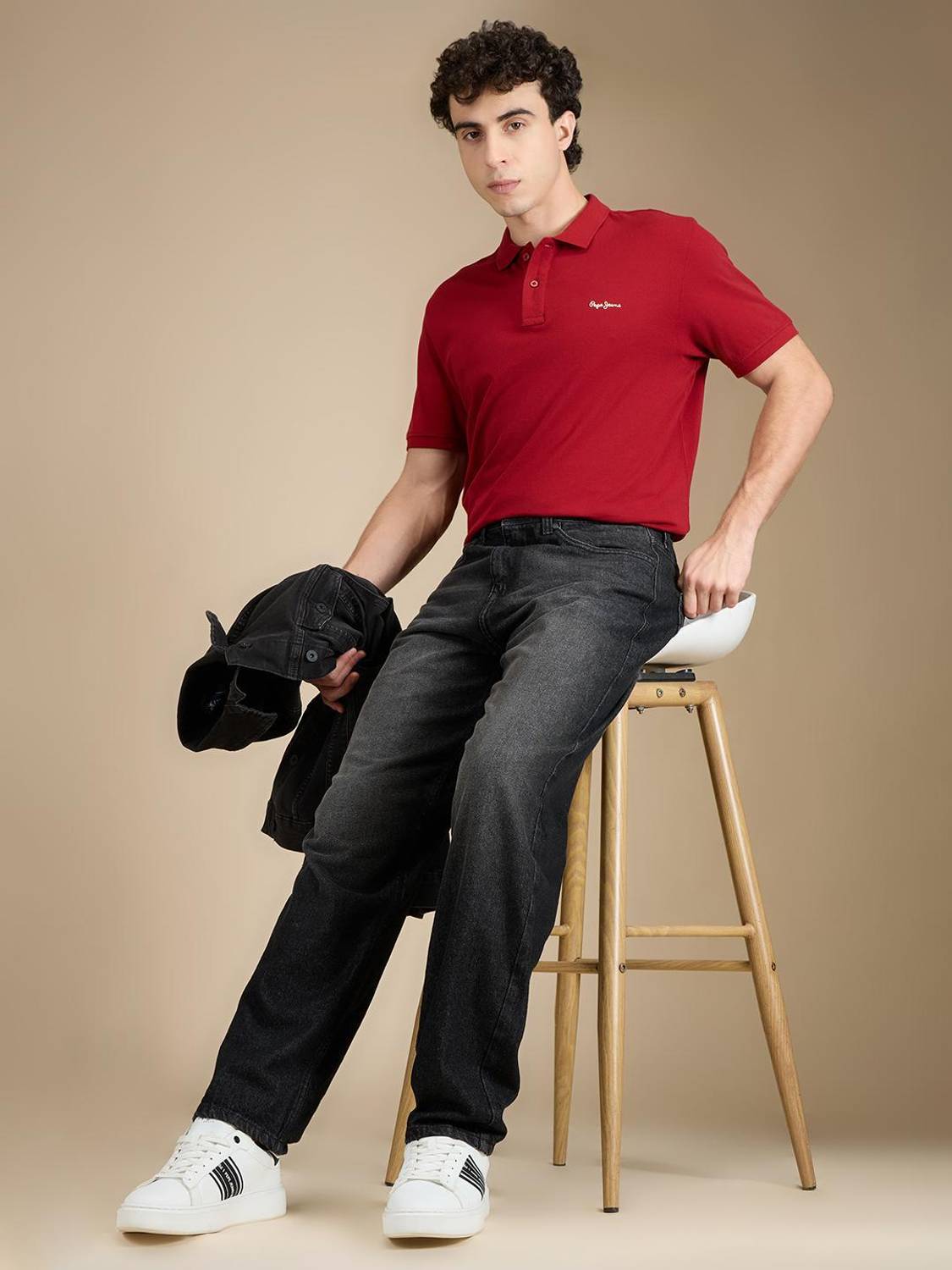 Pepe Jeans Relaxed Fit Black Men Jeans - Image 5