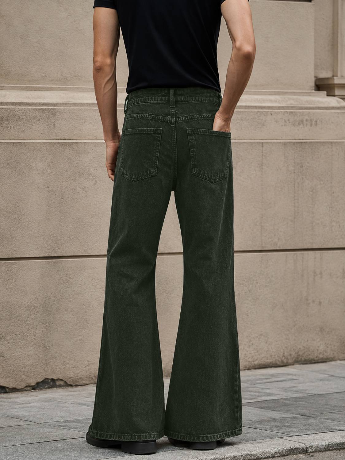 MOTREX Boot-Leg Men Dark Green Jeans - Image 5