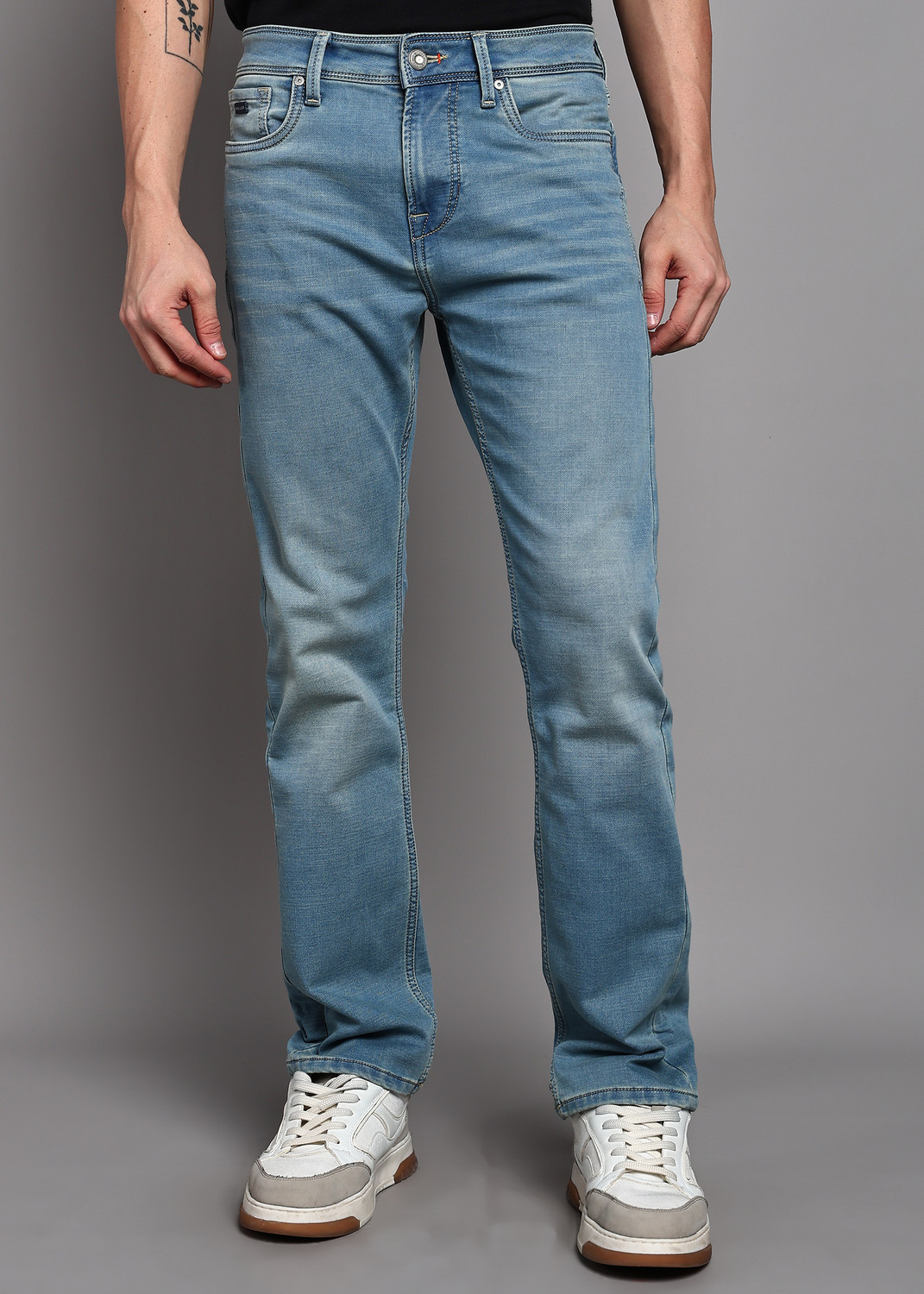 Image of KILLER Straight Fit Men Blue Jeans
