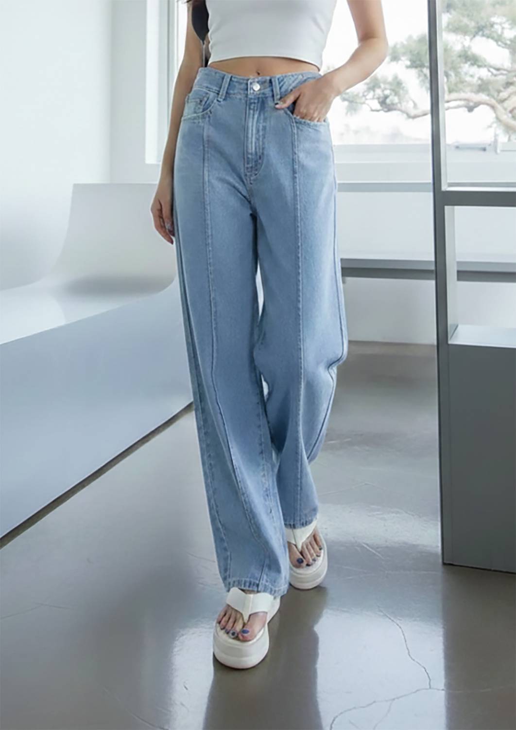 KOTTY Straight Fit Women Blue Jeans - Image 3