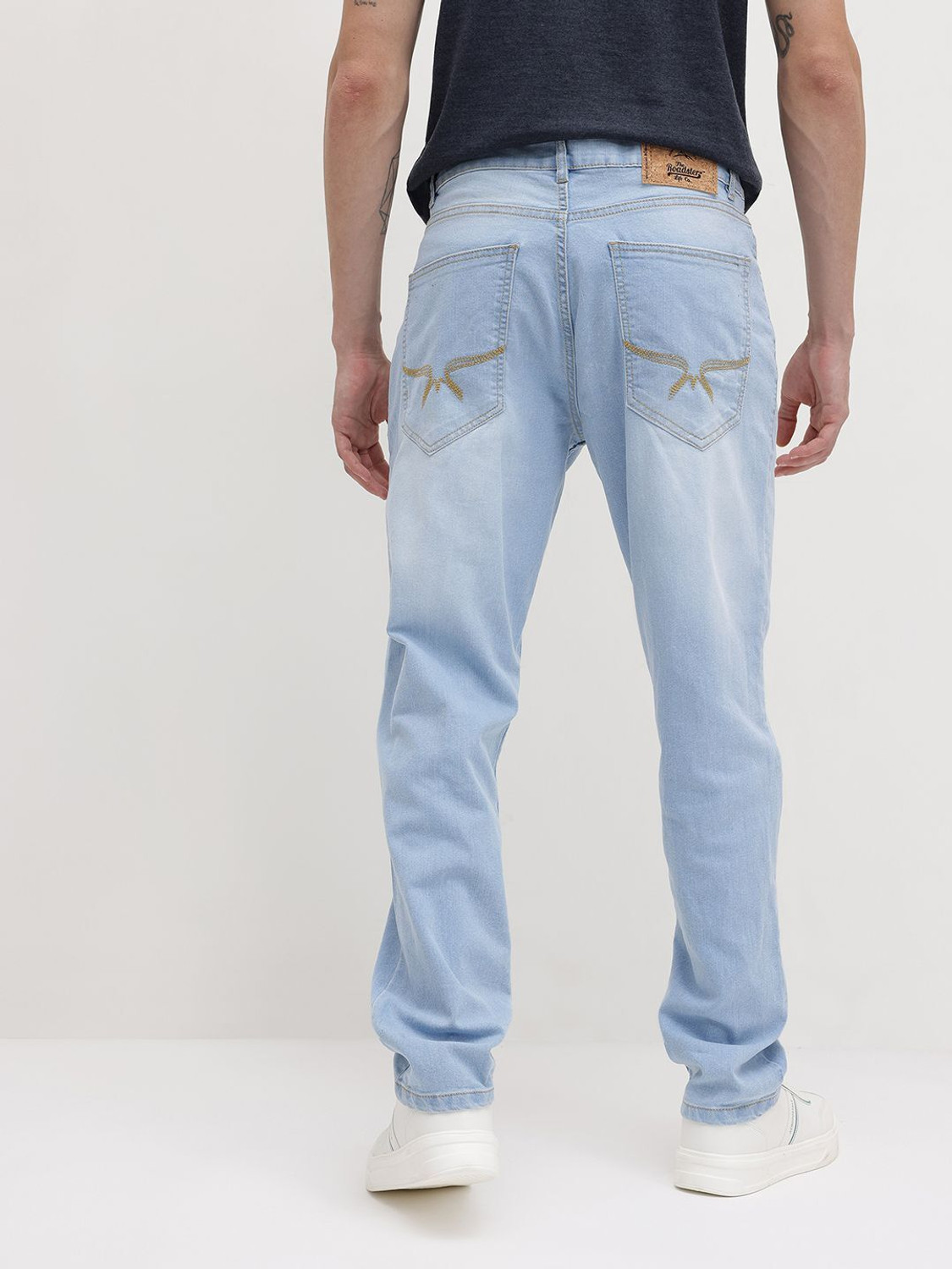 Image of Roadster Relaxed Fit Men Blue Jeans