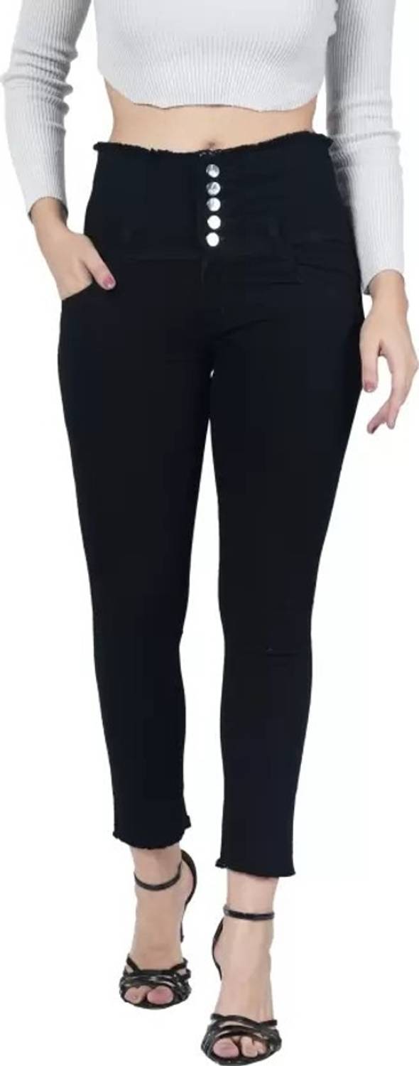 MYSHAWEAR Skinny Women Black Jeans