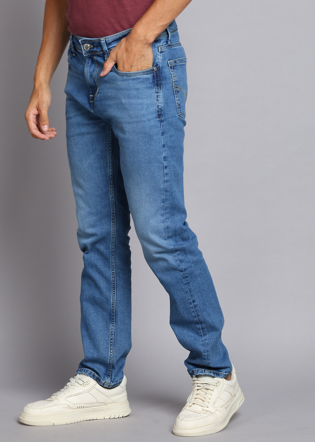 Image of KILLER Straight Fit Men Blue Jeans